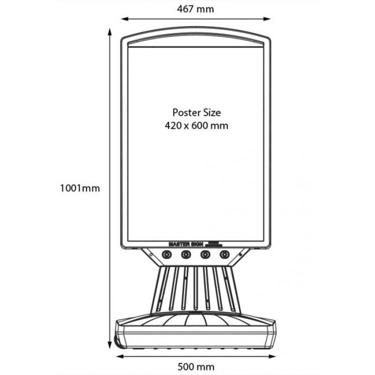 Snapper Master Sign Board 