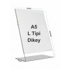 A5 L Tipi Dikey Pleksi Föylük 148mmx210mm