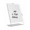 A6 L Tipi Dikey Pleksi Föylük 148mmx105mm