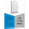 A6 T Tipi Dikey Pleksi Föylük 148mmx105mm