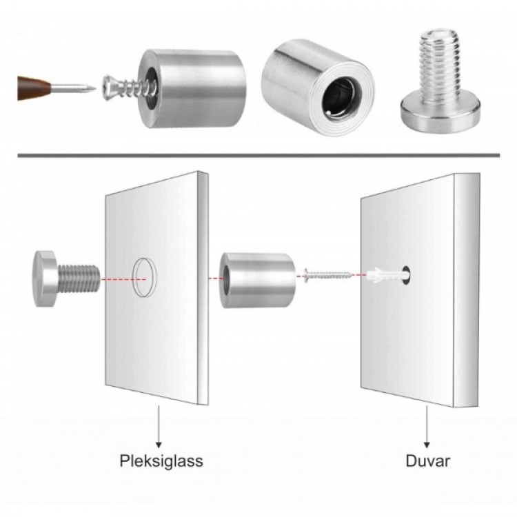 Pleksi kapı tabelası - 5 mm