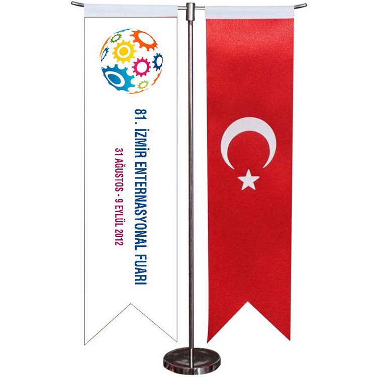 2 li T Tipi  Masa Bayrağı Takımı
