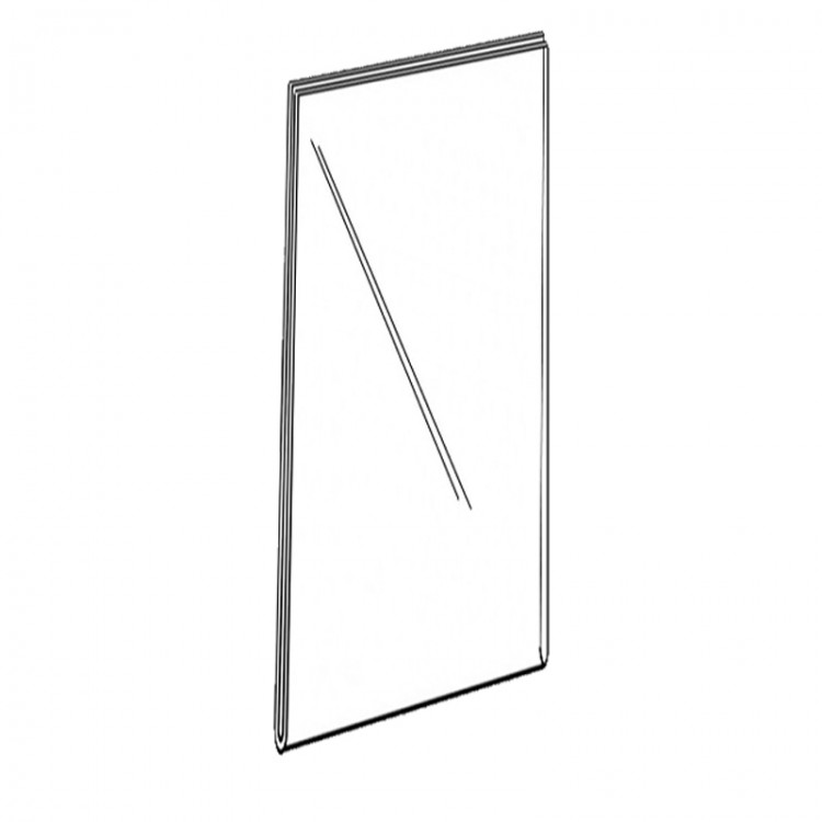 10,5x21 cm U Tipi Dikey Pleksi Föylük 105mm x 210 mm 10,5x21 cm U Tipi Dikey Pleksi Föylük 105mm x 210 mm